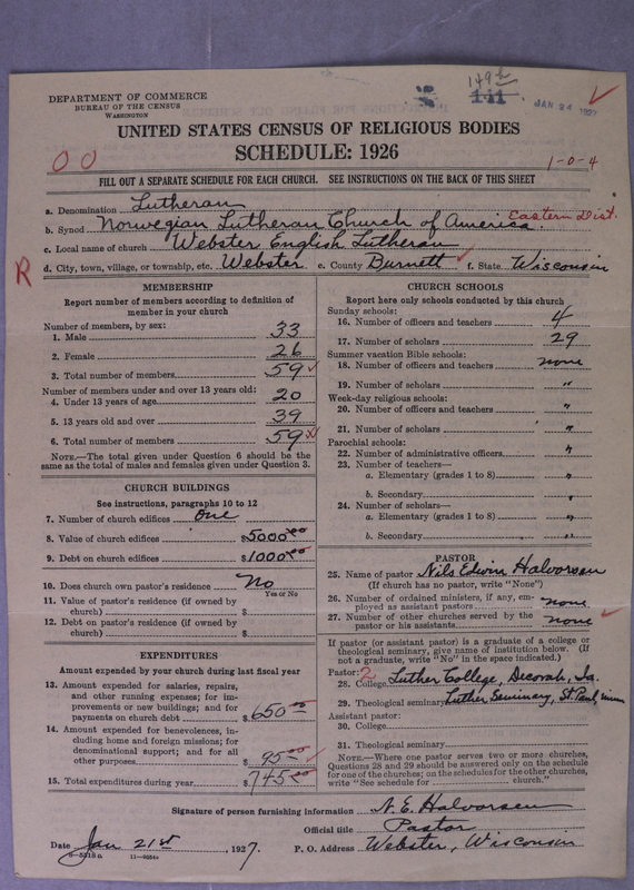 Scan of Norwegian Lutheran Church of America: 149b