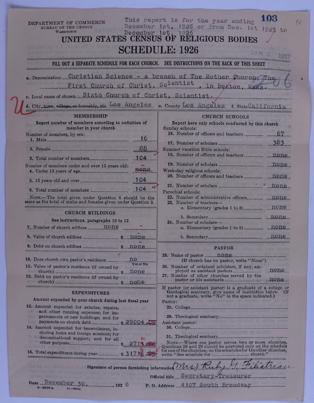 Scan of Church of Christ, Scientist: 103