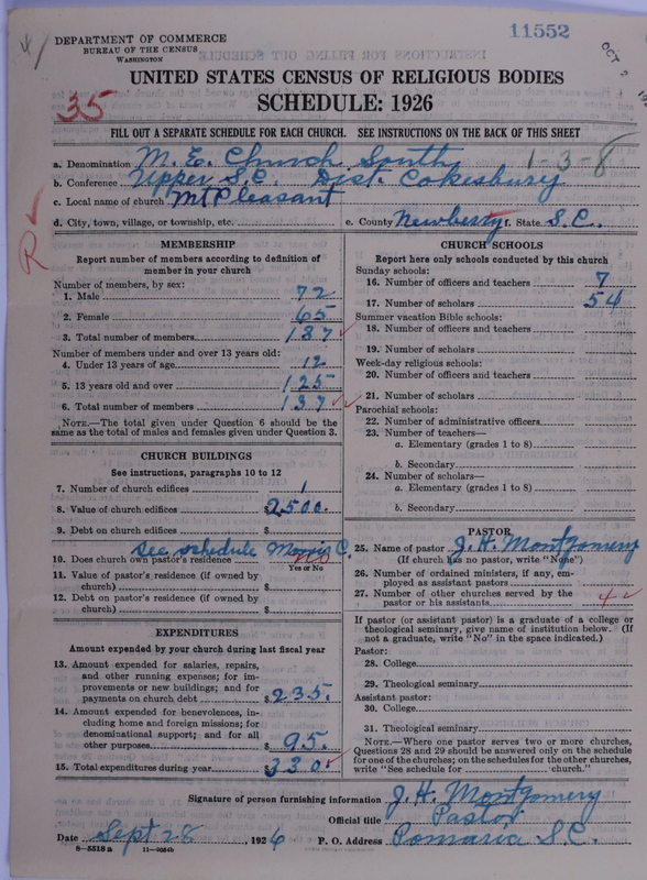 Scan of Methodist Episcopal Church, South: 11552