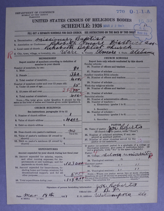 Scan of Negro Baptists: 770
