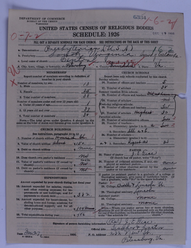 Scan of Presbyterian Church in the United States of America: 6334