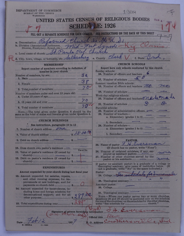 Scan of Reformed Church in the United States: 1208