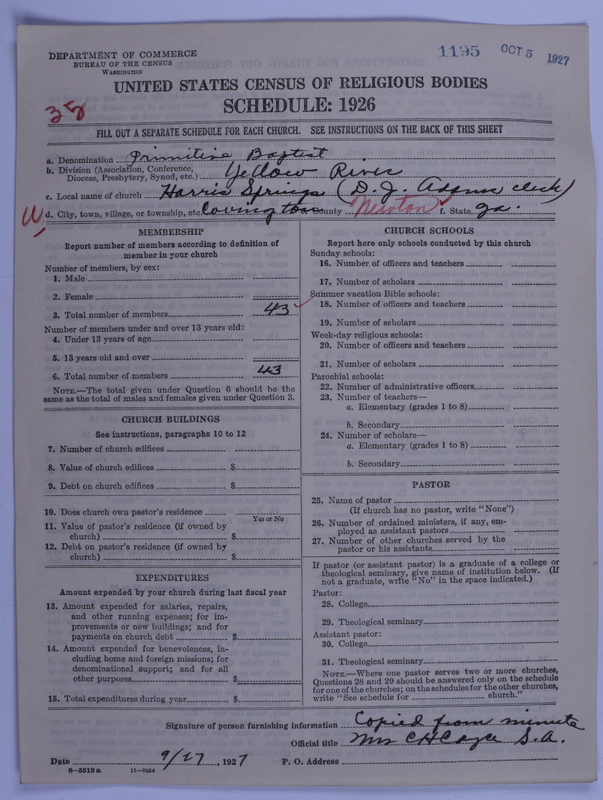 Scan of Primitive Baptists: 1195