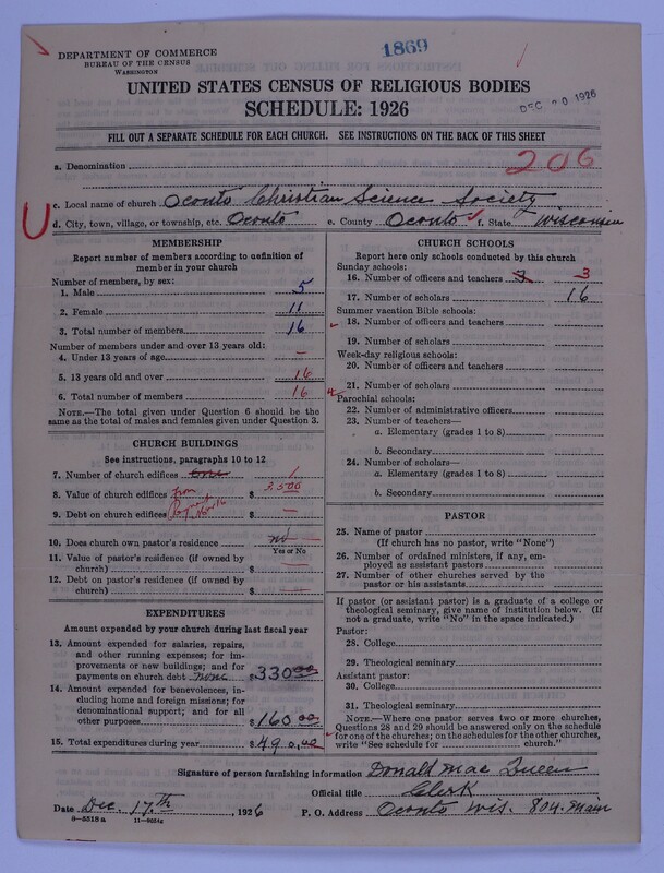 Scan of Church of Christ, Scientist: 1869