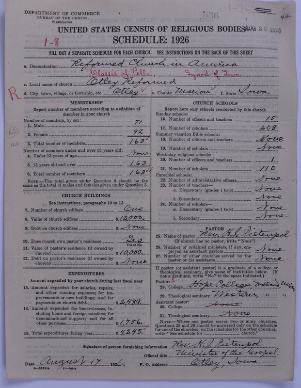 Scan of Reformed Church in America: 636