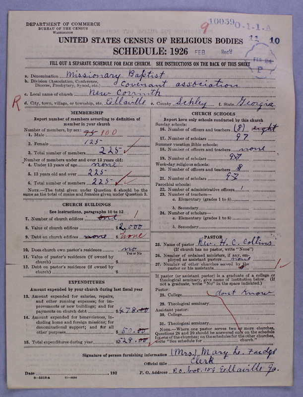 Scan of Negro Baptists: 10059