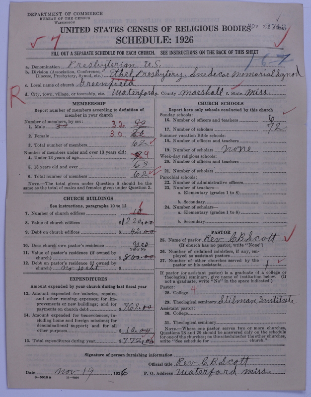 Scan of Presbyterian Church in the United States: 2713