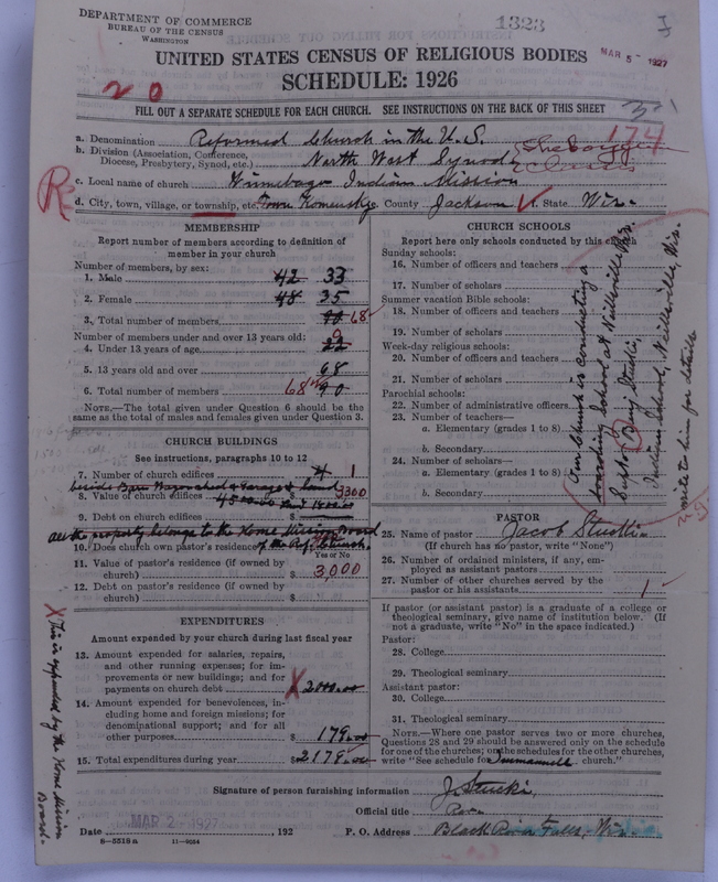 Scan of Reformed Church in the United States: 1323