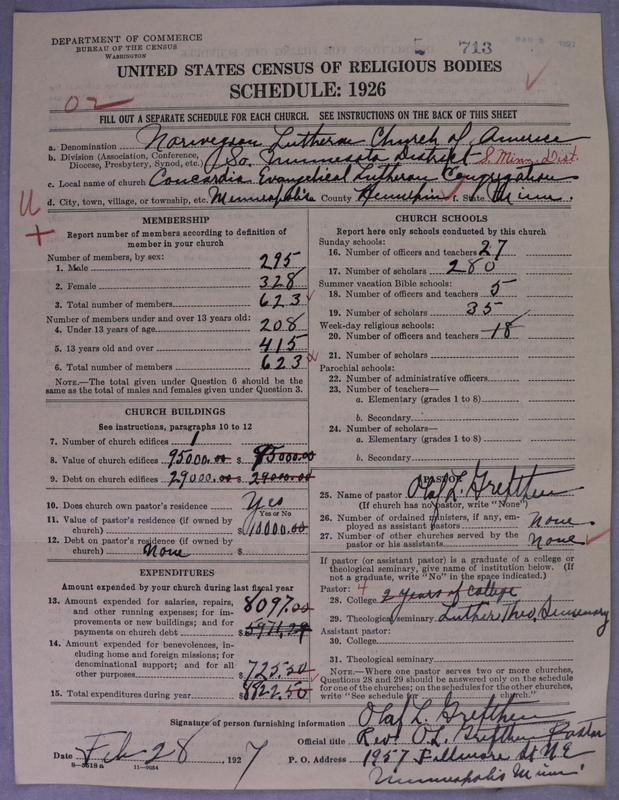 Scan of Norwegian Lutheran Church of America: 713