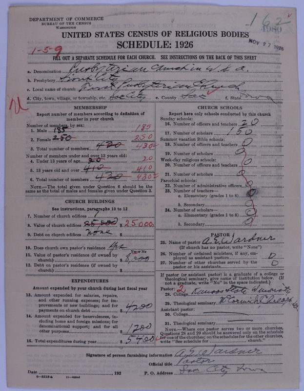 Scan of Presbyterian Church in the United States of America: 4980
