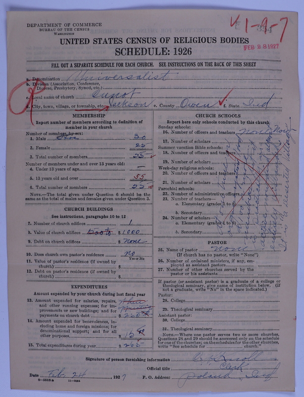 Scan of Universalist Church: 354