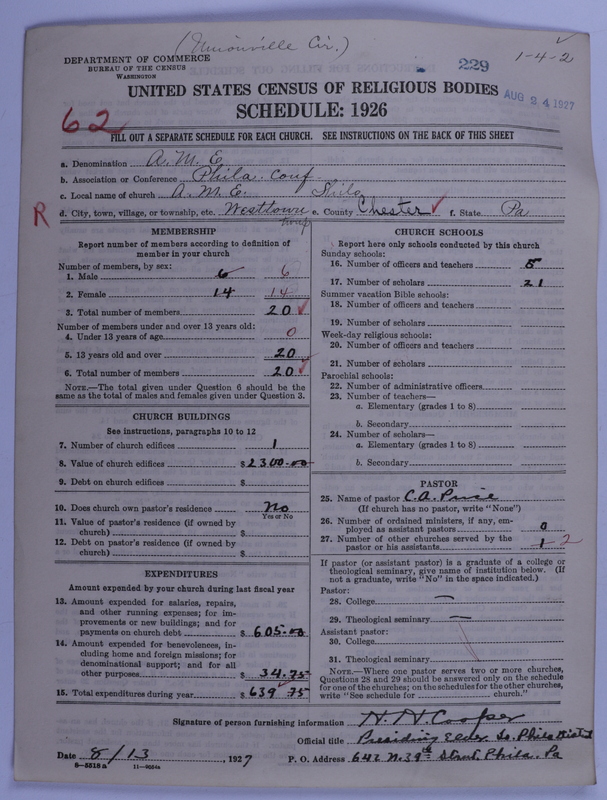 Scan of African Methodist Episcopal Church: 229