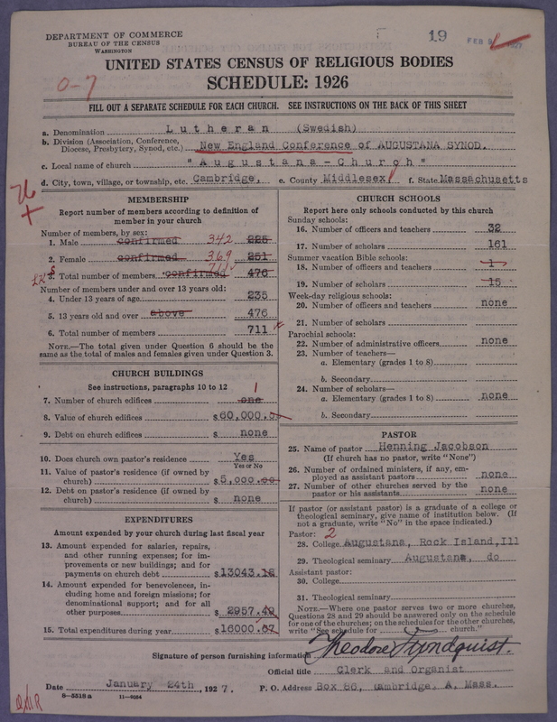 Scan of Evangelical Lutheran Augustana Synod of North America: 19