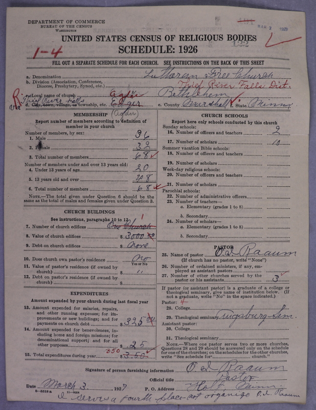 Scan of Lutheran Free Church: 122