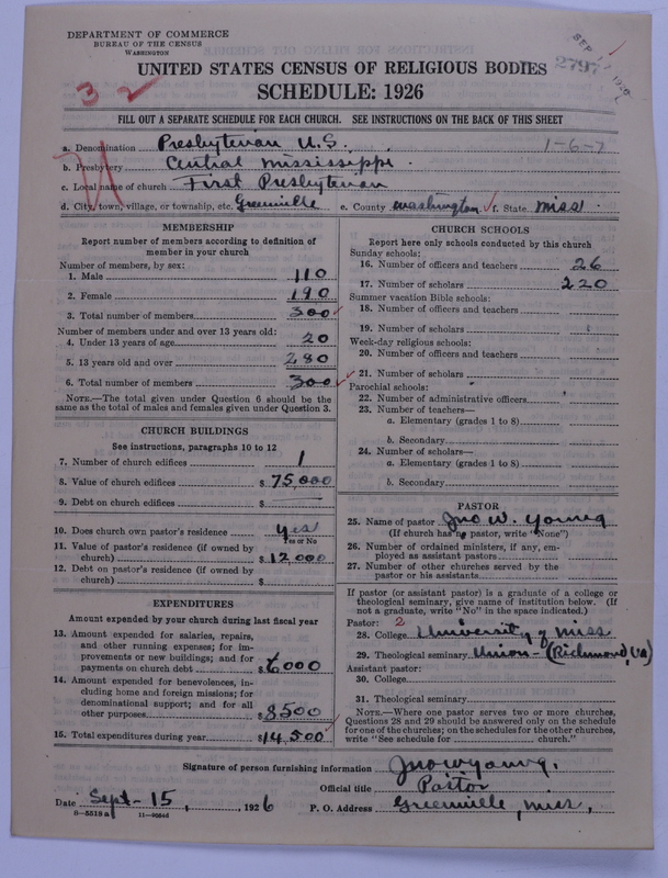 Scan of Presbyterian Church in the United States: 2797