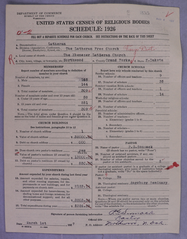 Scan of Lutheran Free Church: 255
