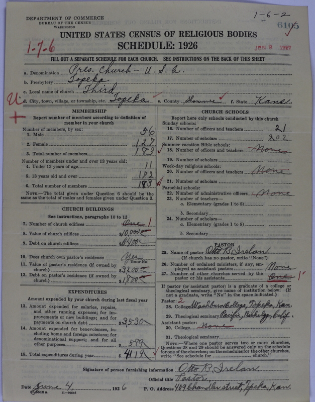 Scan of Presbyterian Church in the United States of America: 6105