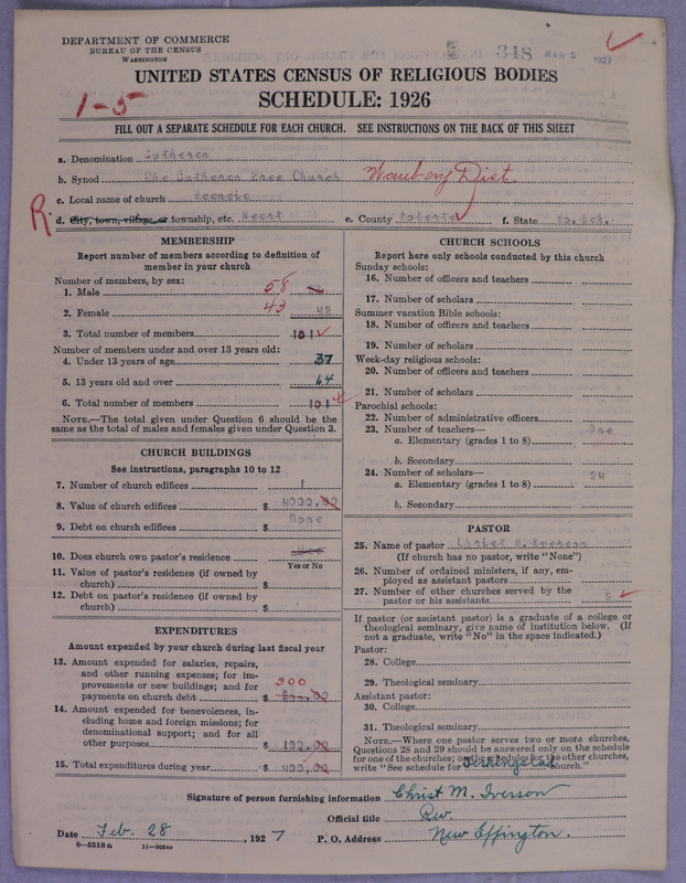 Scan of Lutheran Free Church: 348