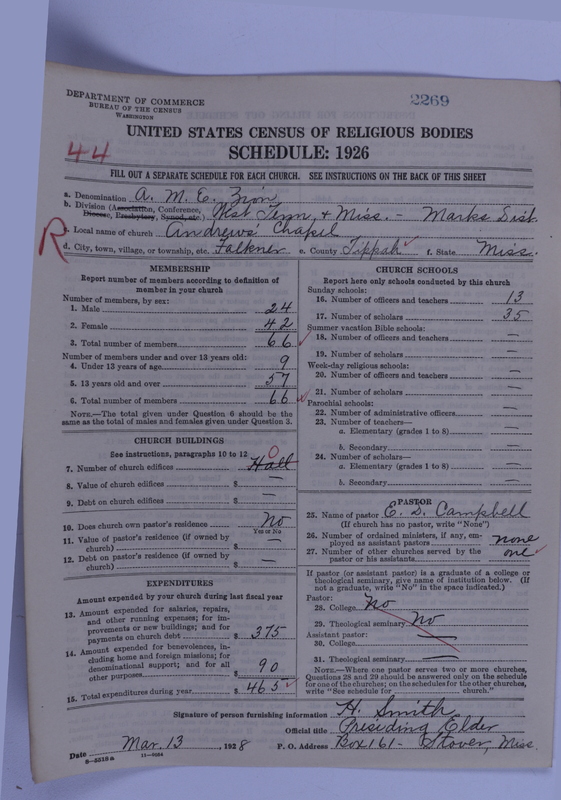 Scan of African Methodist Episcopal Zion Church: 2269