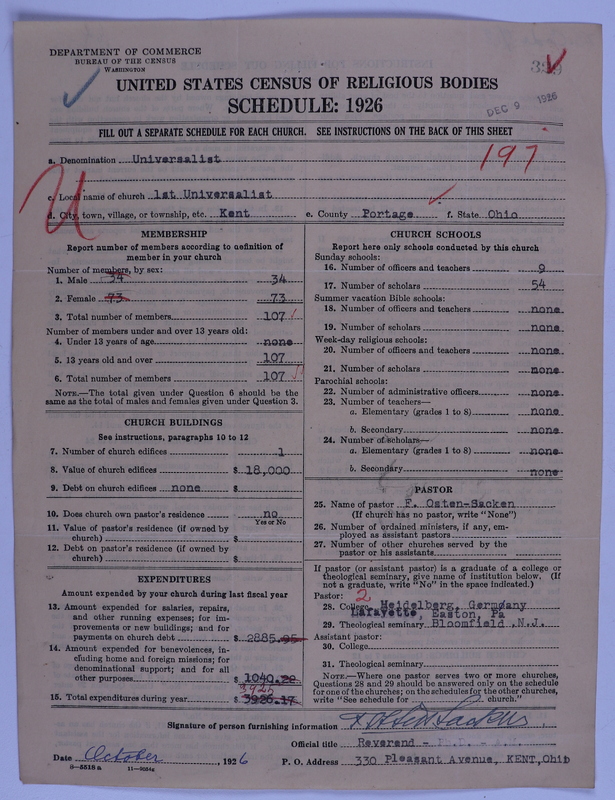 Scan of Universalist Church: 329