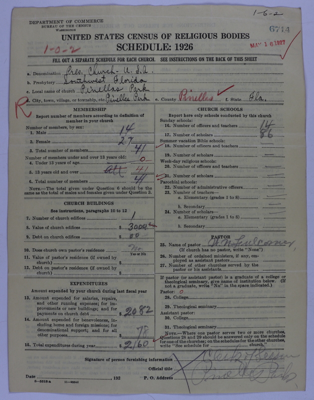 Scan of Presbyterian Church in the United States of America: 6714