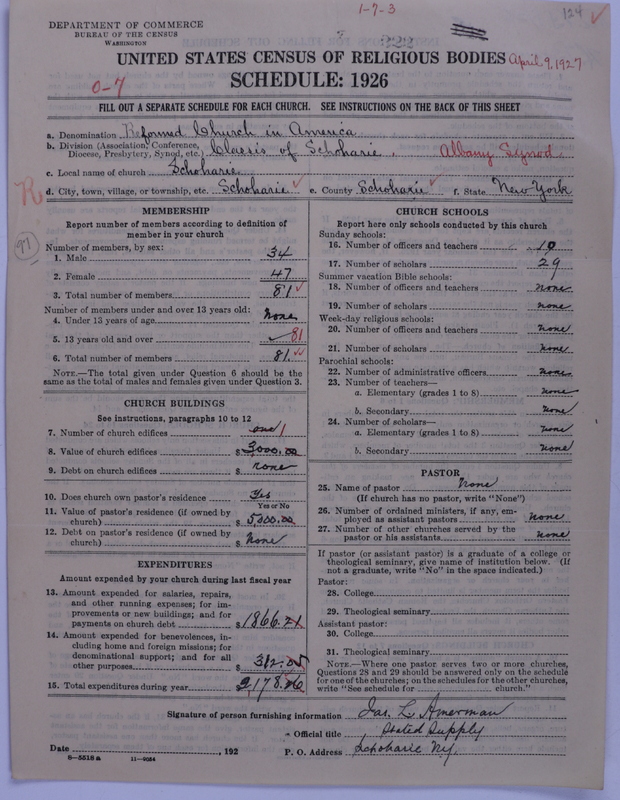 Scan of Reformed Church in America: 222