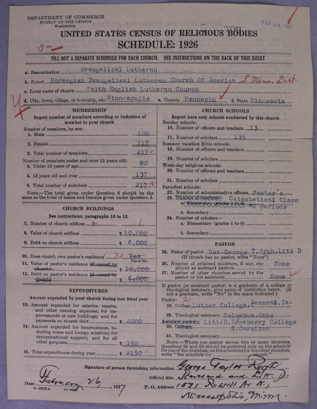 Scan of Norwegian Lutheran Church of America: 709
