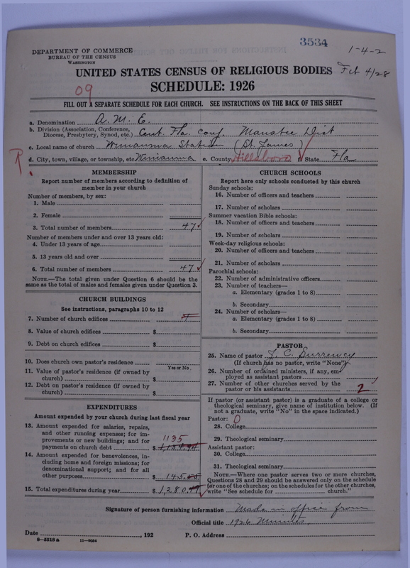 Scan of African Methodist Episcopal Church: 3534