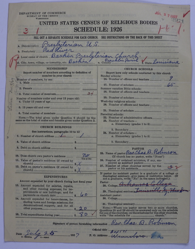Scan of Presbyterian Church in the United States: 2971
