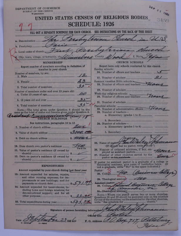 Scan of Presbyterian Church in the United States: 3459
