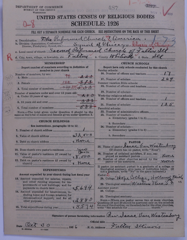 Scan of Reformed Church in America: 487