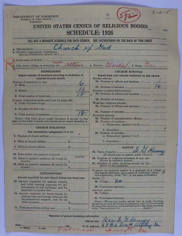Scan of Church of God (Headquarters, Anderson, Ind.): 592