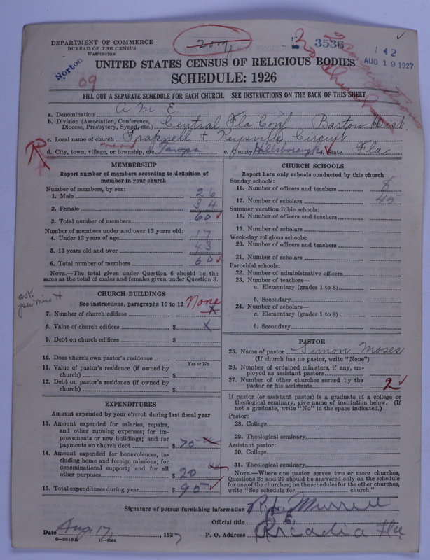 Scan of African Methodist Episcopal Church: 3536