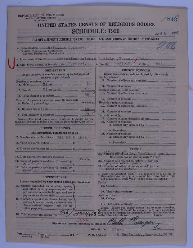 Scan of Church of Christ, Scientist: 843