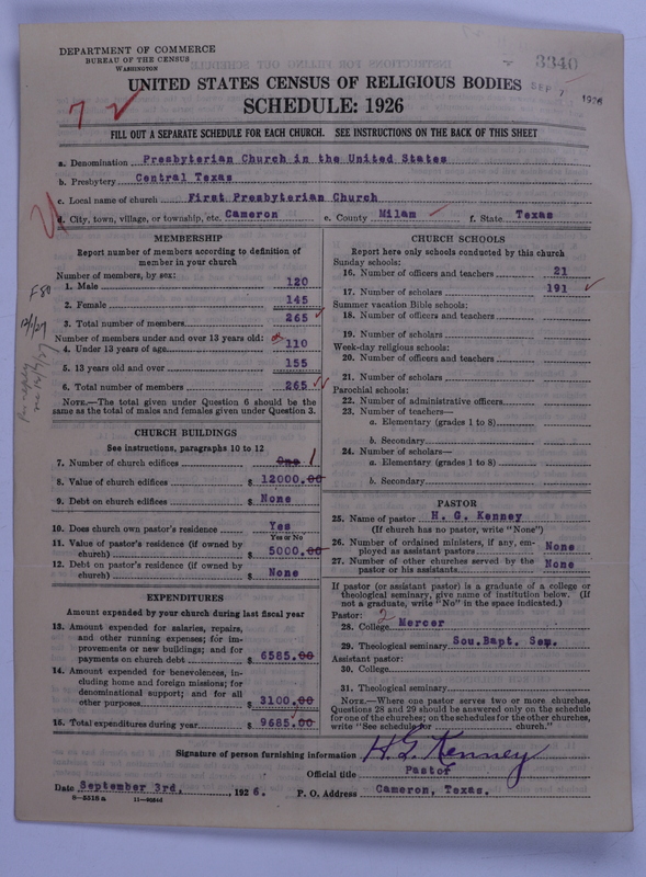 Scan of Presbyterian Church in the United States: 3340