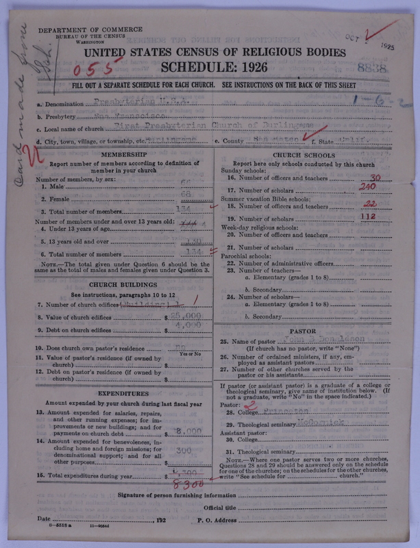 Scan of Presbyterian Church in the United States of America: 8838