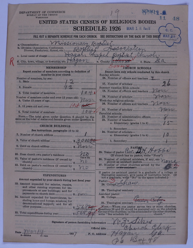 Scan of Negro Baptists: 8900