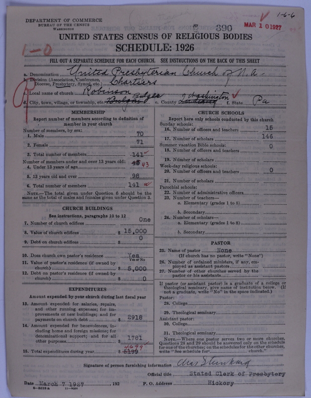 Scan of United Presbyterian Church of North America: 390