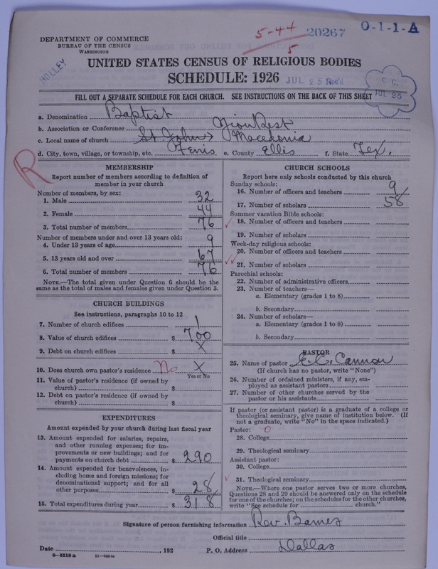 Scan of Negro Baptists: 20267