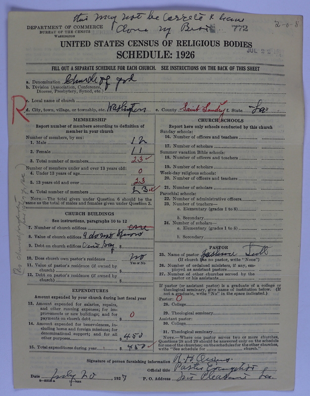 Scan of Church of God (Headquarters, Anderson, Ind.): 772
