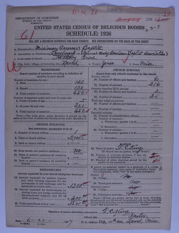 Scan of Landmark Baptist of America: 74