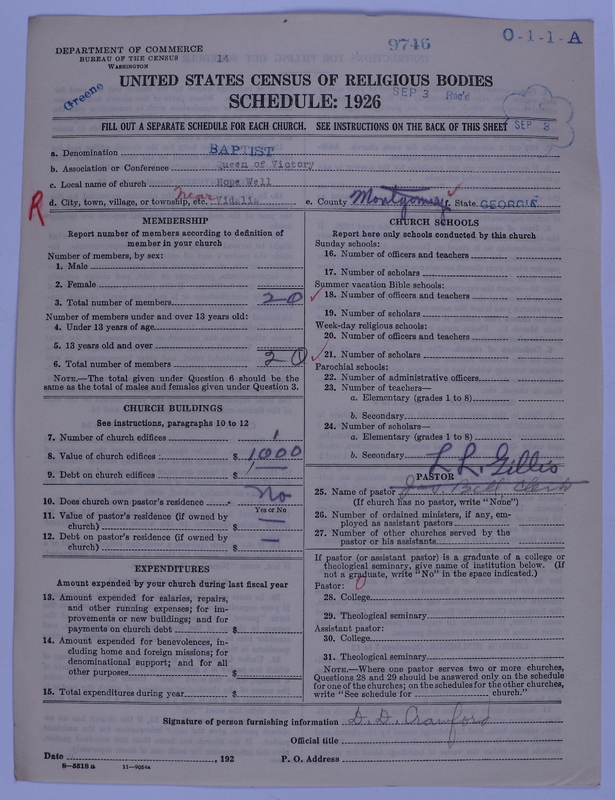 Scan of Negro Baptists: 9746
