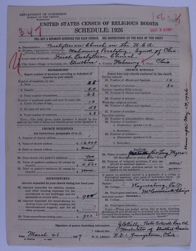 Scan of Presbyterian Church in the United States of America: 2882