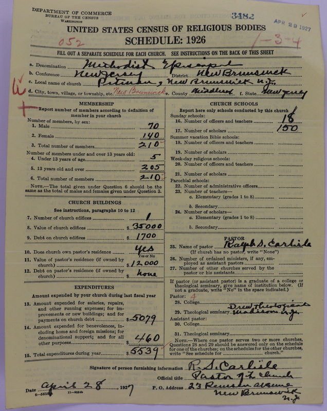 Scan of Methodist Episcopal Church: 3482