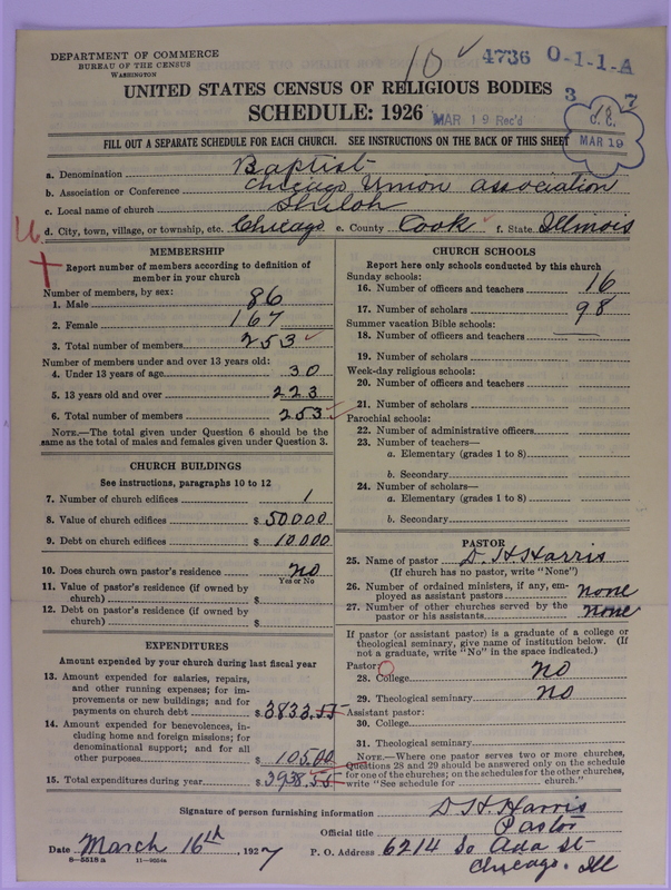 Scan of Negro Baptists: 4736
