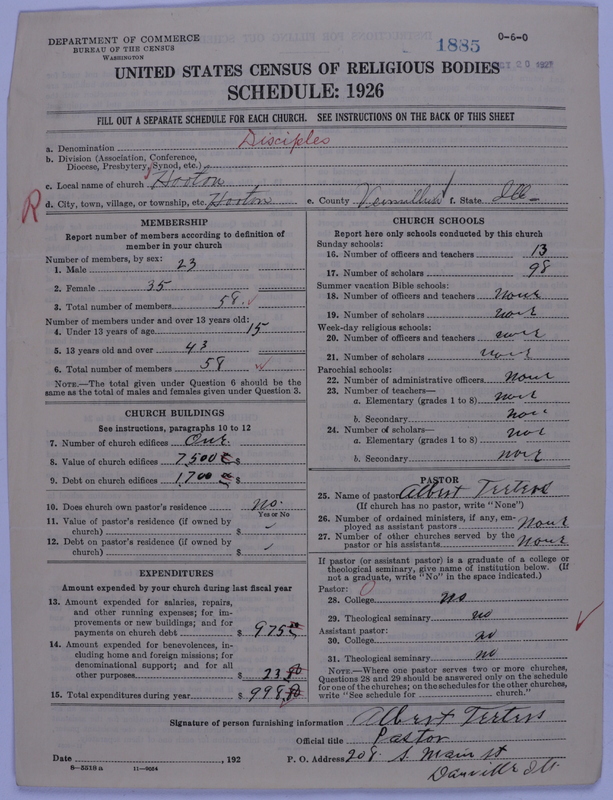 Scan of Disciples of Christ: 1885
