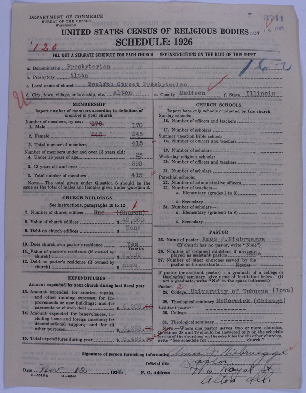 Scan of Presbyterian Church in the United States of America: 3711