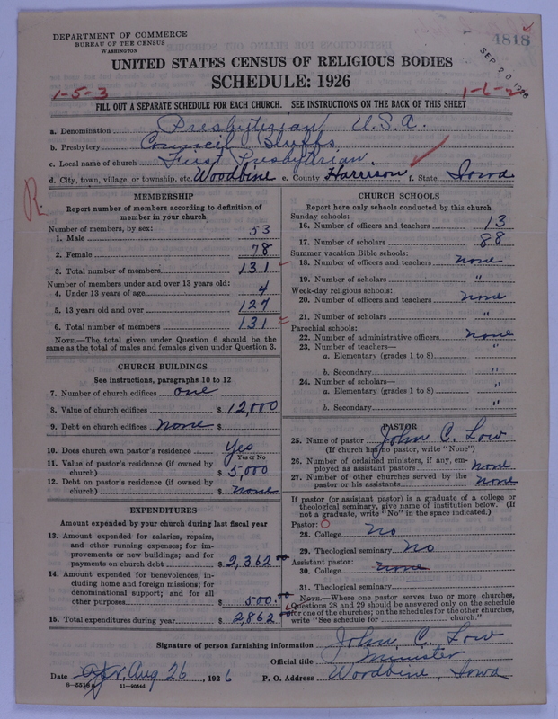 Scan of Presbyterian Church in the United States of America: 4818