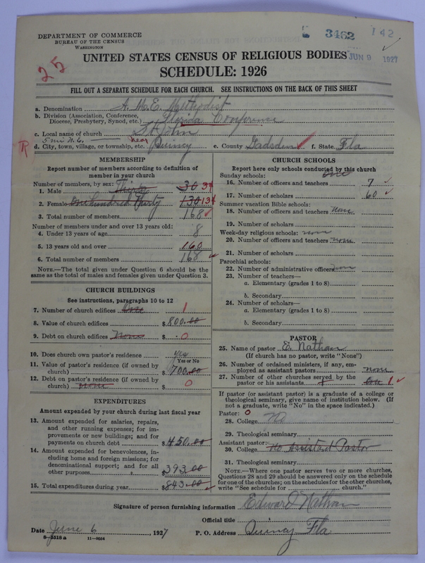 Scan of African Methodist Episcopal Church: 3462