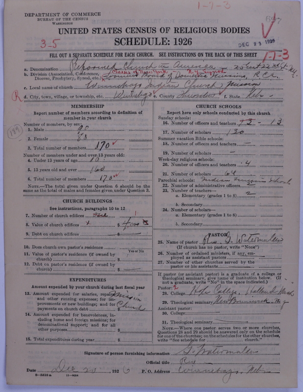 Scan of Reformed Church in America: 697